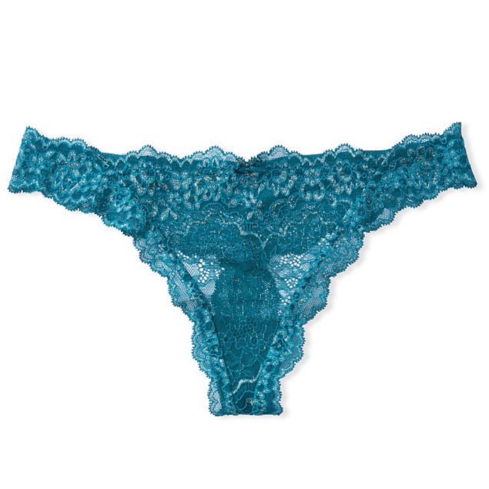 NWT Victoria’s Secret Corded Shine Lace Thong